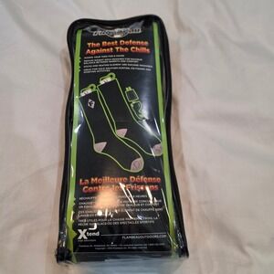 Flambeau Outdoors Heated Socks Kit Unisex Medium Black New F250 Rechargeable